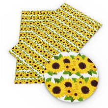 Load image into Gallery viewer, Sunflower Faux Leather Collection