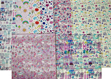 Load image into Gallery viewer, Rainbow Girly Girly Faux Leather Collection
