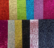 Load image into Gallery viewer, Chunky Glitter Faux Leather Collection
