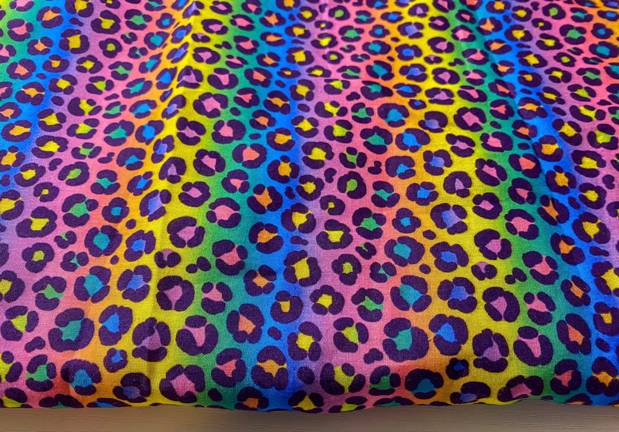 Lisa Frank Leopard Cotton Polyester Fabric – Kambri's Bowtique