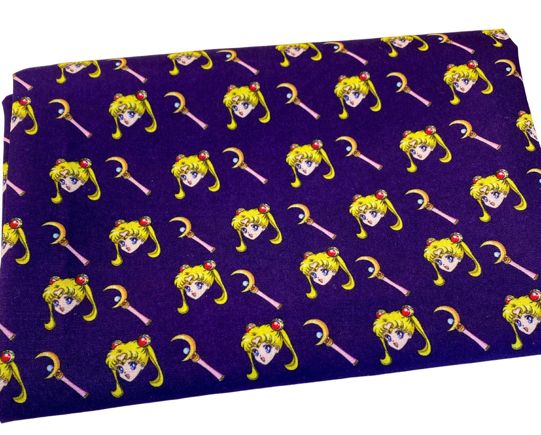 Sailor Moon Cotton Polyester Fabric