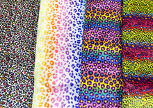 Load image into Gallery viewer, Lisa Frank Leopard Cotton Polyester Fabric
