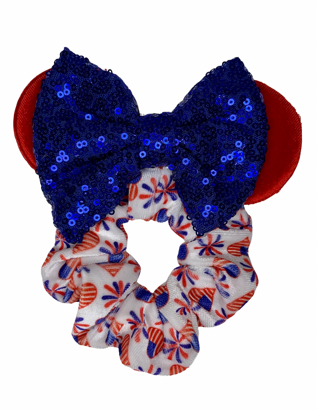 4th July Mouse Scrunchie