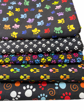 Load image into Gallery viewer, Dog Paw 100% Cotton Fabric
